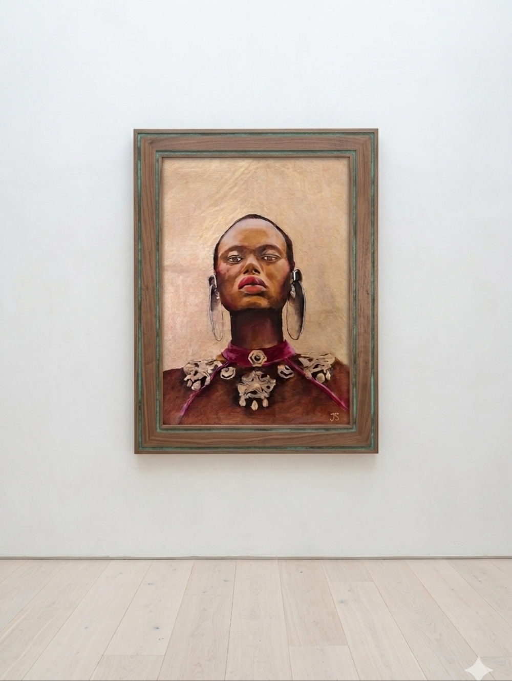 Golden Majesty/ Oil On Canvas Painting - Picture 3 of 4